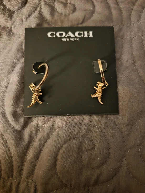 Coach T Rex Earrings - Picture 1 of 1